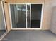 View of private patio from sliding glass doors at 3810 N Maryvale Pkwy # 1093, Phoenix, AZ 85031