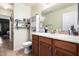 Bathroom with single vanity and toilet at 3854 W Yellow Peak Dr, San Tan Valley, AZ 85144