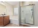 Bathroom with shower and bathtub at 3854 W Yellow Peak Dr, San Tan Valley, AZ 85144