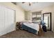 Bedroom with double bed and ceiling fan at 3854 W Yellow Peak Dr, San Tan Valley, AZ 85144