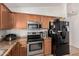 Kitchen with stainless steel appliances and granite countertops at 3854 W Yellow Peak Dr, San Tan Valley, AZ 85144