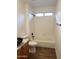 Clean bathroom featuring a bathtub, shower, and modern vanity at 14371 W Morning Star Trl, Surprise, AZ 85374