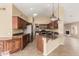 Modern kitchen with ample cabinet space and granite countertops at 15491 W Amelia Dr, Goodyear, AZ 85395