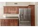 Stainless steel appliances and ample cabinet space in this kitchen at 15491 W Amelia Dr, Goodyear, AZ 85395