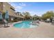 Inviting kidney-shaped pool with lounge chairs at 2357 W Gloria Ln, Phoenix, AZ 85085