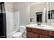 Full bathroom with tub, shower, and vanity at 25823 N 122Nd Ln, Peoria, AZ 85383