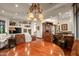 Kitchen features a breakfast nook, wood cabinets, and a center island at 40980 N 97Th St, Scottsdale, AZ 85262