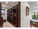 Large walk-in closet with ample shelving and hanging space at 40980 N 97Th St, Scottsdale, AZ 85262