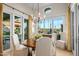 Breakfast nook with wooden table and stunning views at 42638 N Chiricahua Pass, Scottsdale, AZ 85262