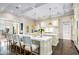Eat-in kitchen with large island and marble countertops at 42638 N Chiricahua Pass, Scottsdale, AZ 85262