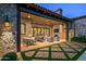 Spacious covered patio with dining and seating areas at 42638 N Chiricahua Pass, Scottsdale, AZ 85262