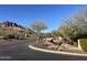 Residential street view, showcasing a mountain backdrop and desert landscaping at 4427 S Priceless View Dr, Gold Canyon, AZ 85118