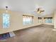 Living room featuring a large window and stained glass at 5455 E Fairfield St, Mesa, AZ 85205