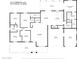 Shows a split floor plan with 4 bedrooms and 3 baths at 6712 E Pershing Ave, Scottsdale, AZ 85254