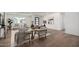 Bright and airy living room with hardwood floors and stylish furniture at 6712 E Pershing Ave, Scottsdale, AZ 85254