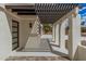 Stylish patio offering outdoor space, sun protection, and a modern aesthetic perfect for relaxation and entertaining at 6712 E Pershing Ave, Scottsdale, AZ 85254