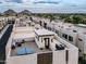 Aerial view of community with rooftop decks and surrounding landscape at 6850 E Mcdowell Rd # 72, Scottsdale, AZ 85257
