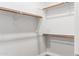 Large closet with double hanging rods and shelving at 6850 E Mcdowell Rd # 72, Scottsdale, AZ 85257