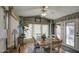 Bright dining area with a table and chairs, overlooking the backyard at 7750 E Broadway Rd # 770, Mesa, AZ 85208