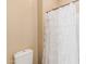 Small bathroom with toilet and shower at 10550 E Sanger Ave, Mesa, AZ 85212