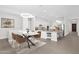Spacious living space with an open layout combining the dining area and kitchen, great for Gathering gatherings at 10550 E Sanger Ave, Mesa, AZ 85212