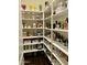 Well-organized pantry with ample shelving for storage at 10888 N 136Th Pl, Scottsdale, AZ 85259