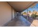 Covered patio area with view of neighborhood at 11275 N 99Th Ave # 188, Peoria, AZ 85345