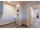 Hallway with HVAC unit and access to kitchen at 11275 N 99Th Ave # 188, Peoria, AZ 85345