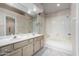 Bathroom boasts double sinks and a soaking tub at 11515 N 91St St # 248, Scottsdale, AZ 85260