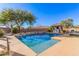 Inviting backyard oasis featuring a refreshing pool and a shaded ramada at 1211 W Sousa Ct, Anthem, AZ 85086