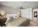 Spacious bedroom with built-in closet and plush bedding at 1432 E Lupine Ave, Phoenix, AZ 85020