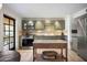 Stylish kitchen with stainless steel appliances and green cabinets at 1432 E Lupine Ave, Phoenix, AZ 85020