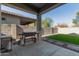 Backyard with artificial turf and patio at 15130 W Linden St, Goodyear, AZ 85338