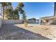 Backyard with pool, gravel, and block wall at 15202 N 26Th St, Phoenix, AZ 85032