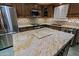 Stunning granite countertop with detailed veining at 19624 N 16Th Dr, Phoenix, AZ 85027