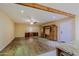 Living room with hardwood floors and built-in entertainment center at 19624 N 16Th Dr, Phoenix, AZ 85027