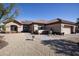 One story home with solar panels and desert landscaping at 20825 N Limousine Dr, Sun City West, AZ 85375