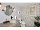 Updated bathroom with a vessel sink and mosaic tile at 23046 N 21St St, Phoenix, AZ 85024