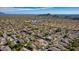 Aerial view of a residential neighborhood with many homes and pools at 2355 N Cabot --, Mesa, AZ 85207