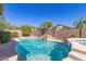 Inviting backyard oasis featuring a sparkling pool and spa at 2355 N Cabot --, Mesa, AZ 85207