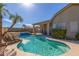 Stunning pool and spa with a tranquil waterfall feature at 2355 N Cabot --, Mesa, AZ 85207