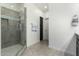 Clean bathroom with a large glass shower and modern fixtures at 2511 W Queen Creek Rd # 415, Chandler, AZ 85248