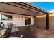 Covered patio with seating area and access to interior at 2526 N 22Nd Dr, Phoenix, AZ 85009