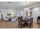 Living room with hardwood floors and large windows at 26646 N 46Th Pl, Cave Creek, AZ 85331