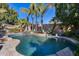 Stunning kidney shaped pool with waterfall feature at 26646 N 46Th Pl, Cave Creek, AZ 85331