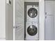 Stackable washer and dryer in convenient laundry closet at 2780 S Equestrian Dr # 102, Gilbert, AZ 85295