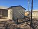 Small storage shed in backyard with garden at 302 E Beech Ave, Casa Grande, AZ 85122