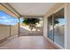 Private patio with tiled flooring and backyard access at 310 N 65Th St # 9, Mesa, AZ 85205