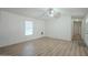 Living room with laminate flooring and ceiling fan at 3100 W Quail Rd, Eloy, AZ 85131