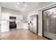 Modern kitchen featuring stainless steel appliances and white cabinets at 4698 W Harrison St, Chandler, AZ 85226